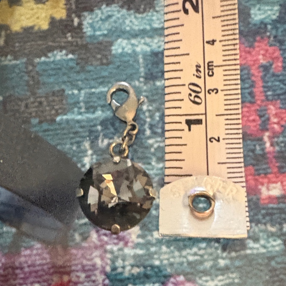 Sabika Black Crystal Pendant